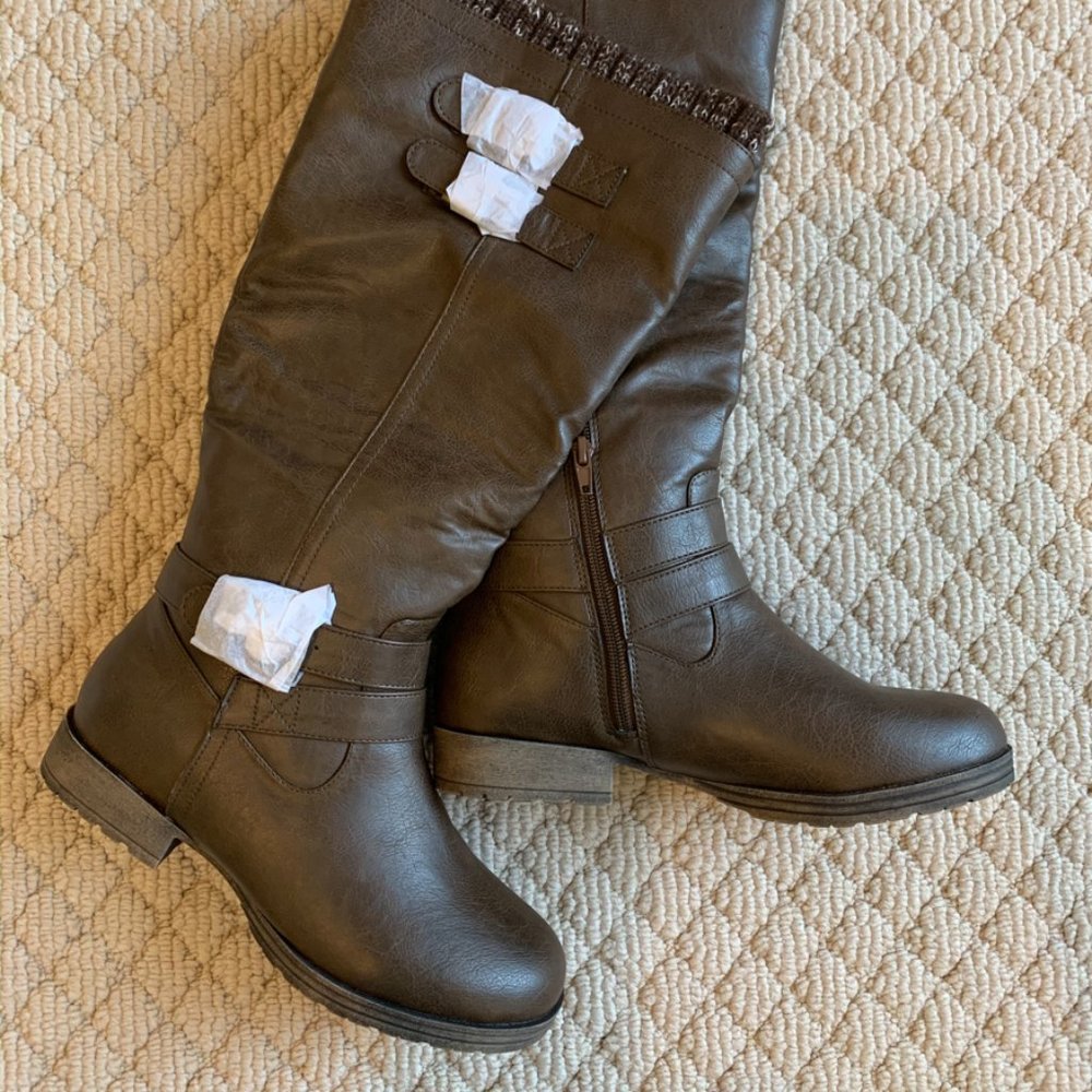 JustFab Brown high Boots